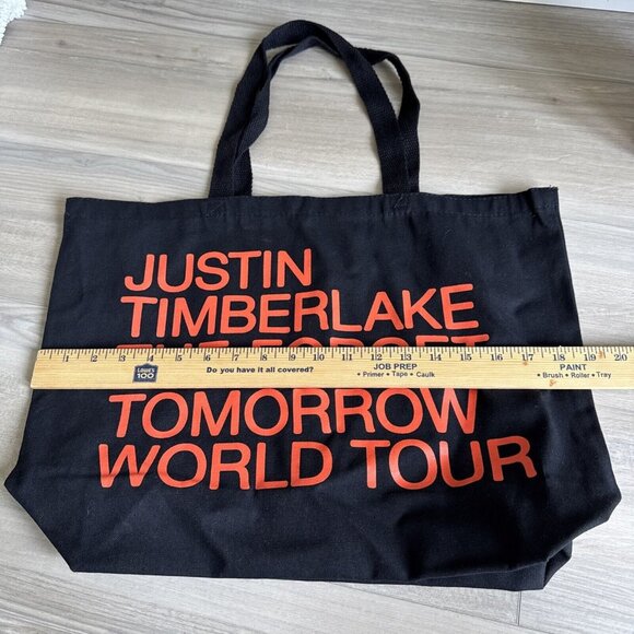 Justin Timberlake Forget Tomorrow Tour VIP Merch / Cup License Plate Frame Tote - Picture 2 of 9